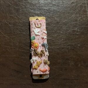 Cute Pink Animal Mezuzah Case